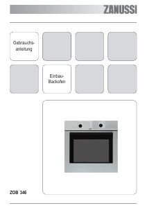 Bedienungsanleitung Zanussi ZOB346X Backofen