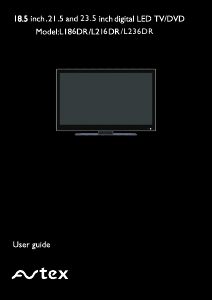 Manual Avtex L186DR LED Television