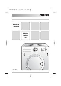 Manual Zanussi ZWI1855 Máquina de lavar roupa