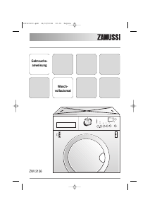 Bedienungsanleitung Zanussi ZWI2126 Waschmaschine