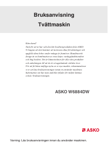 Bruksanvisning Asko W6884DW Tvättmaskin