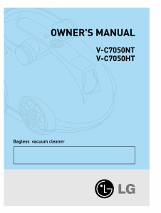 Manual LG V-C7050HT Vacuum Cleaner