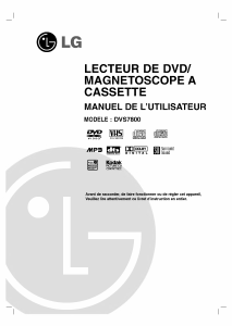 Mode d’emploi LG DVS7800 Combi DVD-vidéo