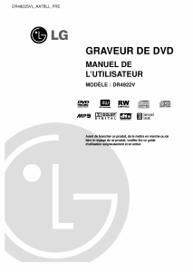 Mode d’emploi LG DR4922V Lecteur DVD