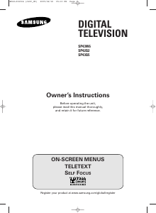 Manual Samsung SP-42Q2HD Television