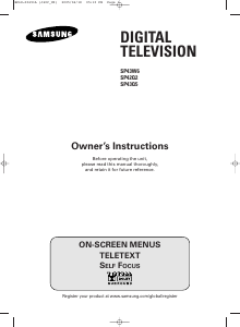 Handleiding Samsung SP-42Q2HD Televisie