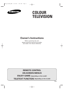 Bruksanvisning Samsung CS-14S4Z TV