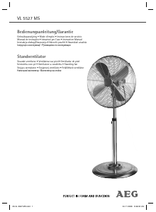 Bedienungsanleitung AEG VL 5527 MS Ventilator