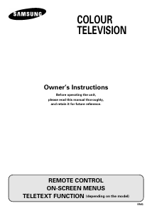 Manual Samsung CI20F32Z Television