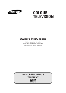 Bruksanvisning Samsung CW28D085V TV