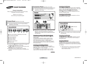 Manual Samsung CS-21M21MH Television