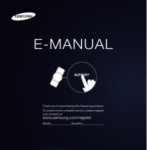 Bruksanvisning Samsung PS60E555D1K Plasma TV