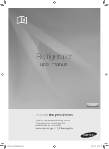 Manual Samsung RSJ1FERS Fridge-Freezer