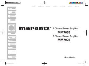 Handleiding Marantz MM7025 Versterker