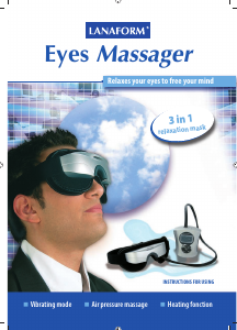 Instrukcja Lanaform Eye Massager Urządzenia do masażu