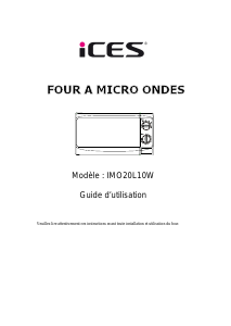 Manual ICES IMO-20L10W Microwave