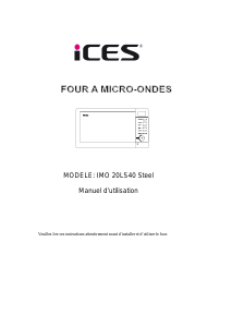 Manual ICES IMO-20LS40 Microwave