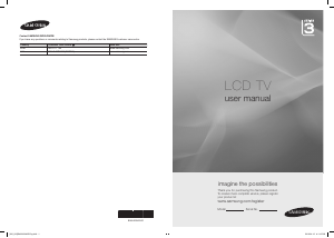 Manual Samsung LE22C330F2W LCD Television
