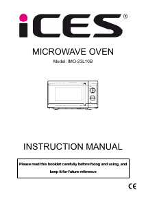 Manual de uso ICES IMO-23L10B Microondas