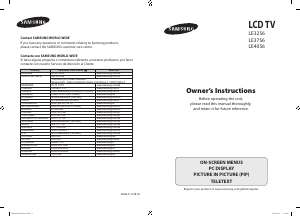 Handleiding Samsung LE40S66BD LCD televisie