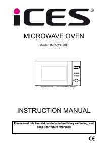 Manual de uso ICES IMO-23L20B Microondas