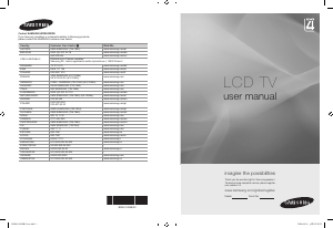 Bruksanvisning Samsung LE40A455C1C LCD TV