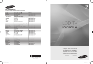 Bruksanvisning Samsung LE32A756R1F LCD TV
