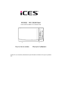 Manual ICES IMO-30LS40 Microwave