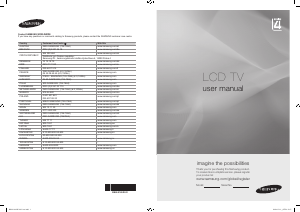 Mode d’emploi Samsung LE37A467C1M Téléviseur LCD