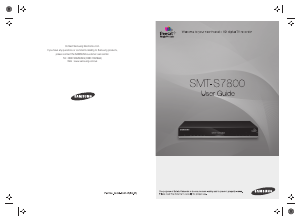 Manual Samsung SMT-S7800 Digital Receiver
