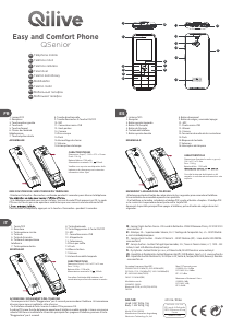 Mode d’emploi Qilive Q.Senior Téléphone portable