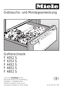 Bedienungsanleitung Miele F 4652 S Gefrierschrank