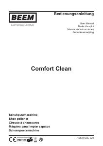 Mode d’emploi Beem Comfort Clean Cireuse de chaussure