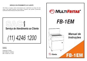 Manual MultiFritas FB-1EM Fritadeira