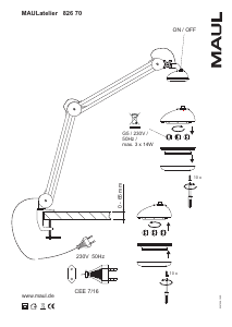 Manuale Maul MAULatelier Lampada