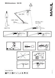 Brugsanvisning Maul MAULbusiness Lampe