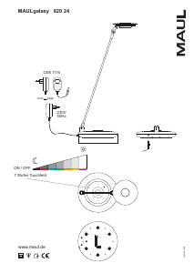 Brugsanvisning Maul MAULgalaxy Lampe