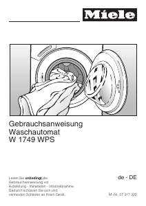 Bedienungsanleitung Miele W 1749 WPS LiquidWash Waschmaschine