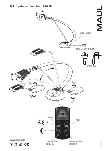 Brugsanvisning Maul MAULprimus Lampe