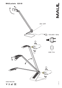 사용 설명서 Maul MAULsolaris 램프