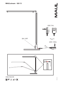 Brugsanvisning Maul MAULstream Lampe