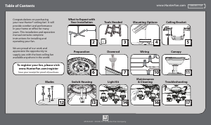 Manual Hunter Adirondack Ceiling Fan