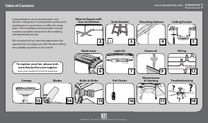 Manual Hunter Antero Ceiling Fan