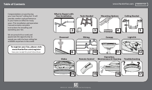 Manual Hunter Fanaway Ceiling Fan