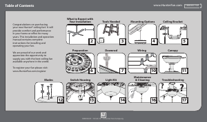 Manual Hunter Groveland Ceiling Fan