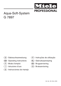 Manuale Miele G 7897 Lavastoviglie