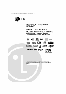 Mode d’emploi LG LH-RH361SE Lecteur DVD