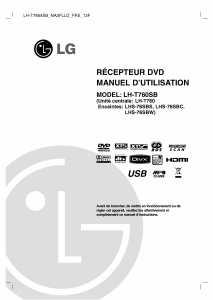 Mode d’emploi LG LH-T760SB Lecteur DVD
