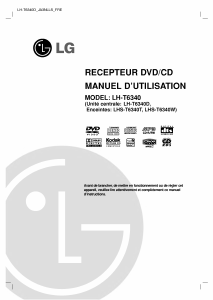 Mode d’emploi LG LH-T6340D Lecteur DVD