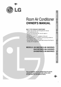 Manual LG LM-1962C2N Air Conditioner